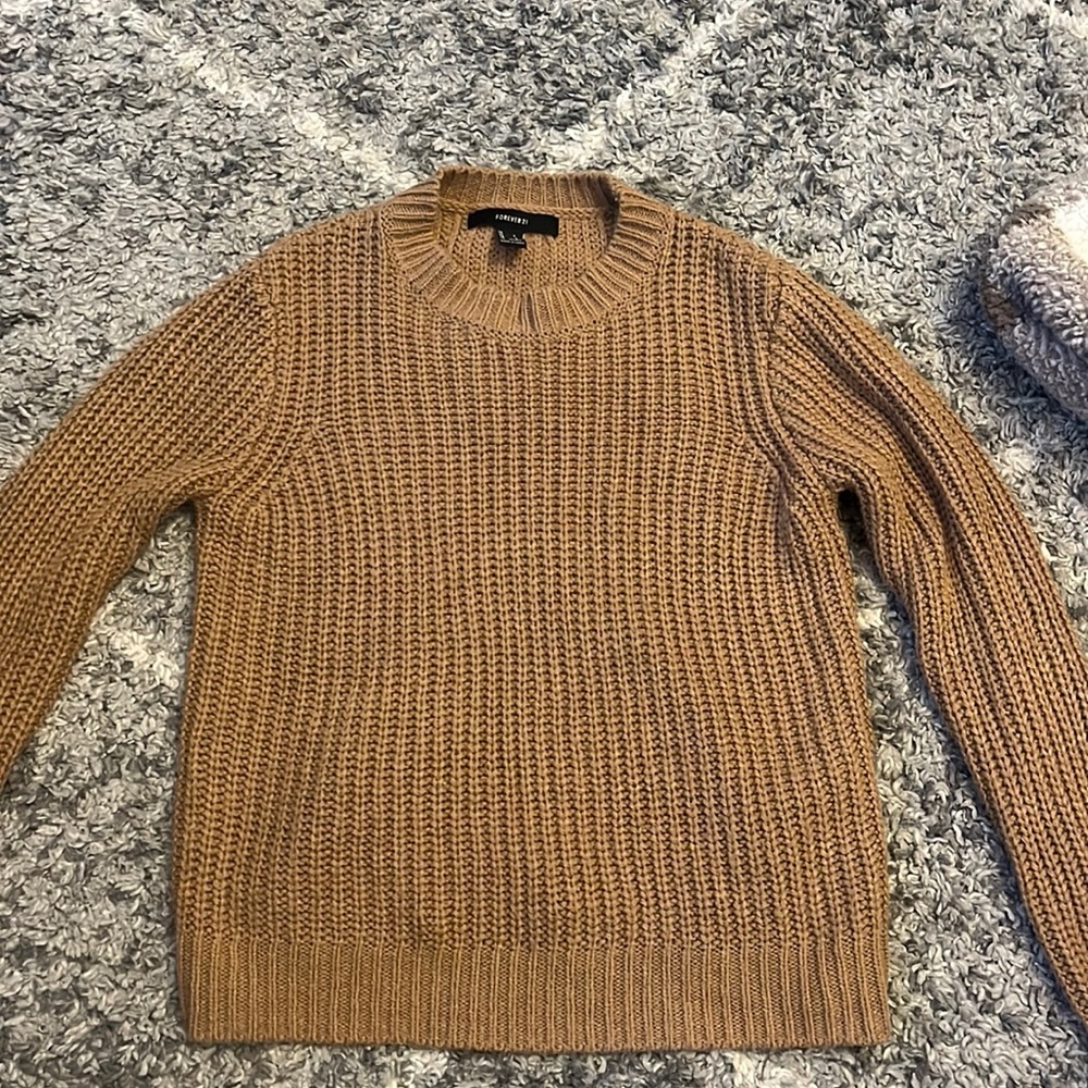 Brown Knit Sweater